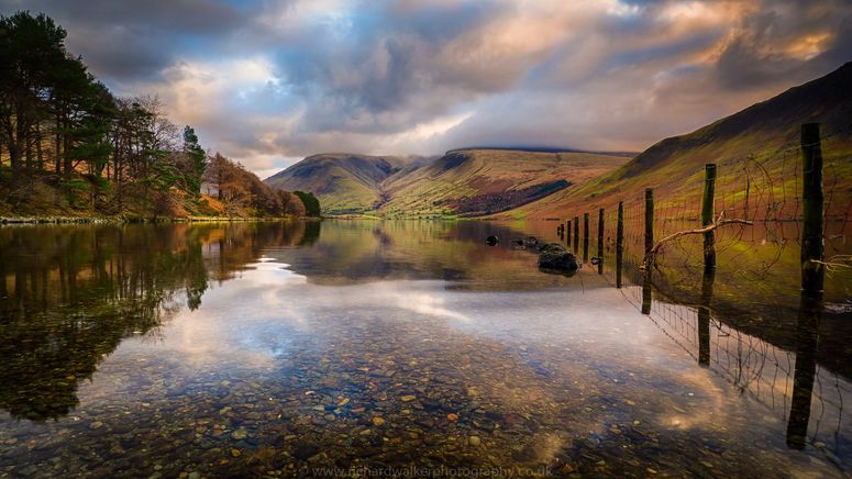 Plot do jezera Wastwater v Anglii